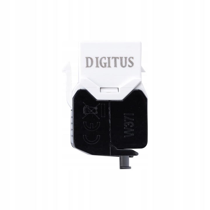 Simon 10 Gniazdo internetowe komputerowe pojedyncze RJ45 kat.5e, biały