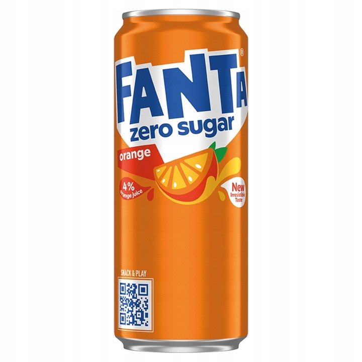 Fanta Zero Napój gazowany 330ml x24 Zestaw
