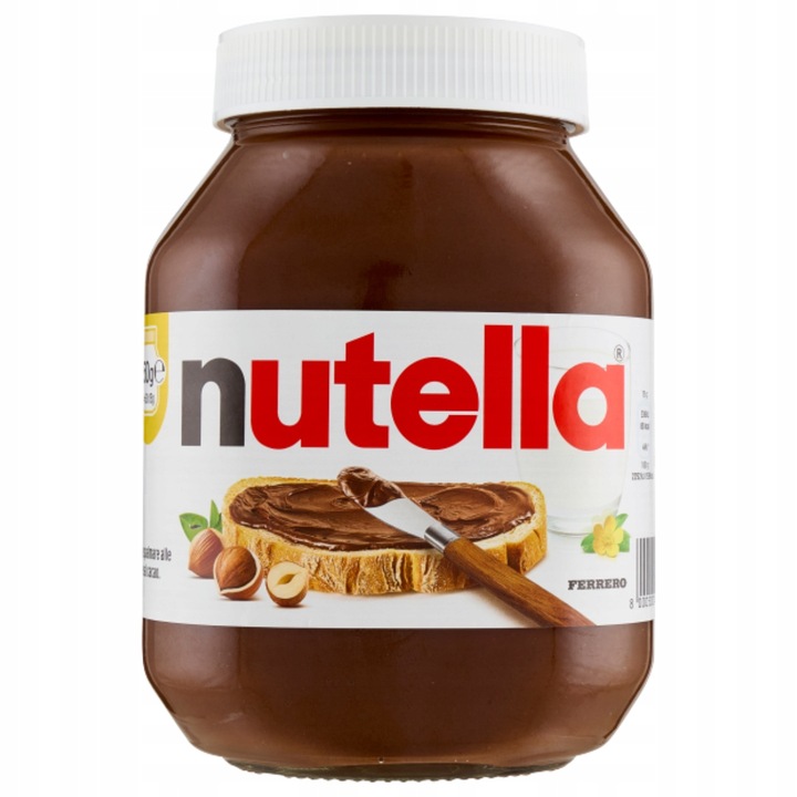 Nutella 1 kg -50g słoik duży oryginalna włoska Nutella Ferrero z Włoch