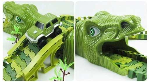 MEGA TOR WYŚCIGOWY XXXL DINOZAUR DINO PARK 240 el.