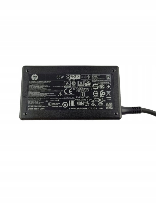 ORYGINALNY ZASILACZ DO LAPTOPA HP 65W 19V
