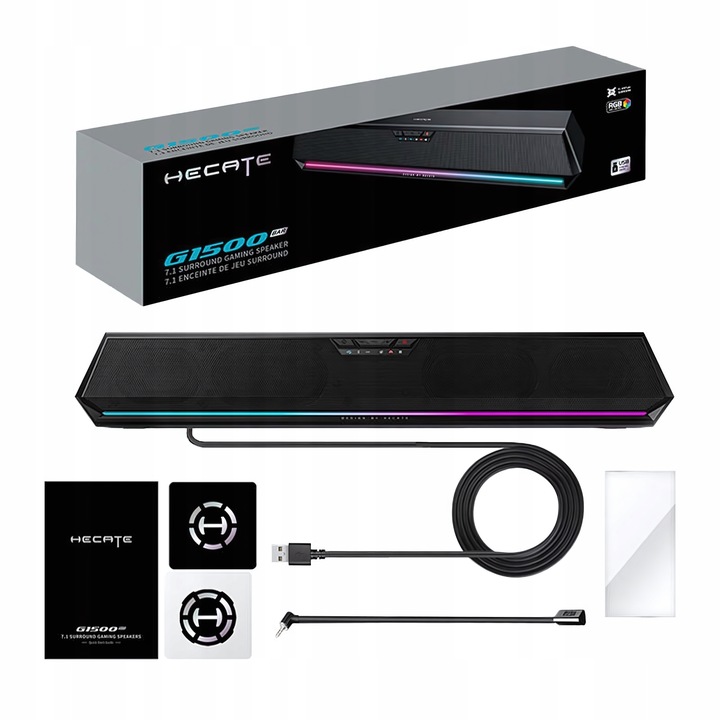 EDIFIER HECATE G1500 BAR PROFESJONALNY SOUNDBAR GAMINGOWY ZESTAW AUDIO 10W