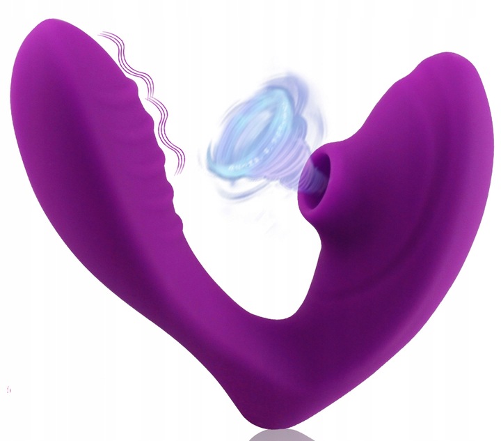 PINGWINEK I WIBRATOR MASAŻER MOTYLEK DO ŁECHTACZKI DAMSKI SSĄCY 20 FUNKCJI