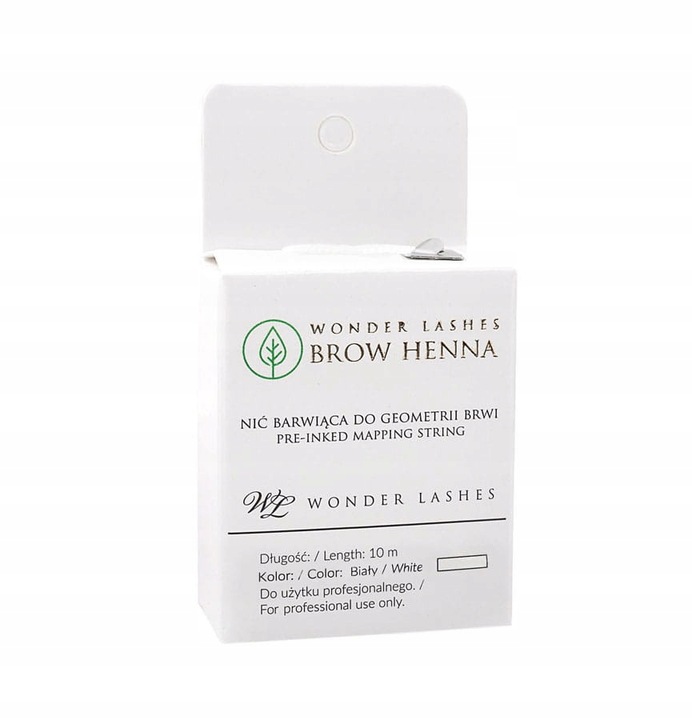 Nić barwiąca do geometrii brwi - biała