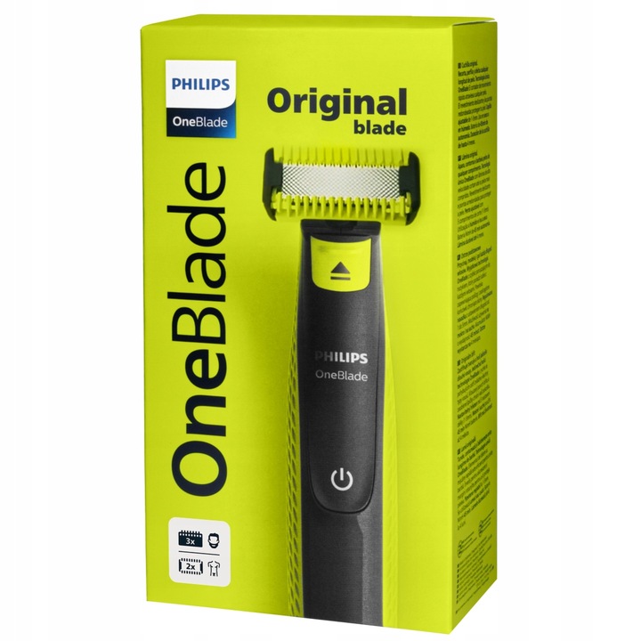GOLARKA MĘSKA PHILIPS ONE BLADE QP2824 TWARZ I CIAŁO MASZYNKA 2 OSTRZA