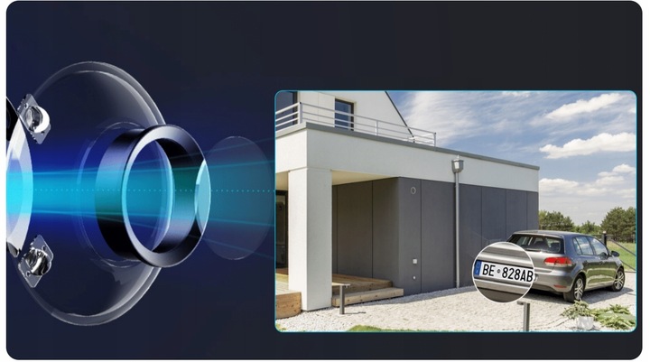 Kamera WiFi Zewnętrzna 5Mpx EZVIZ H3c 5MP Kolor 24/7 Detekcja Odstraszanie