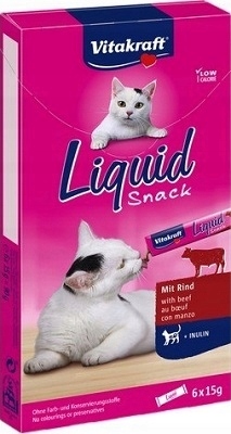 VITAKRAFT LIQUID SNACK PRZYSMAK KOT MIX SMAK 4SZT
