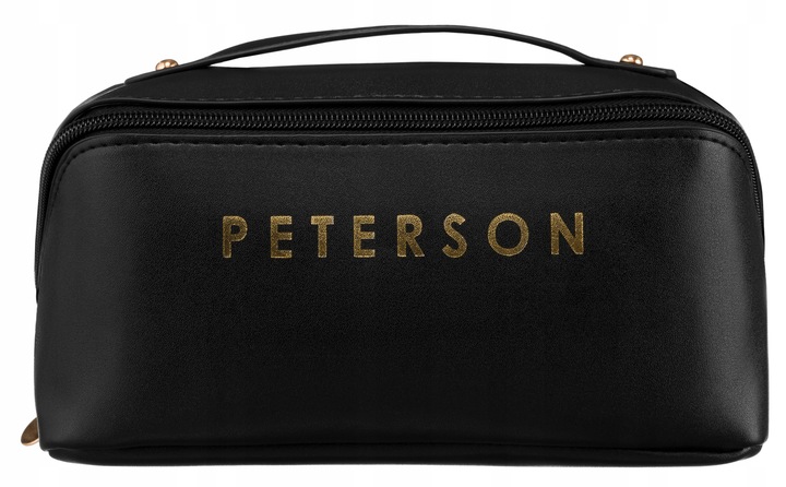 Kosmetyczka męska czarna podróżna turystyczna saszetka organizer