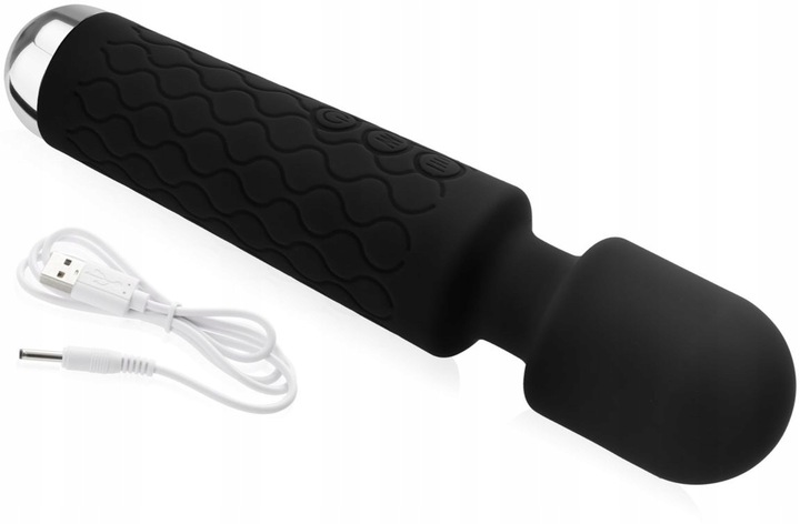 MASAŻER MIEJSC INTYMNYCH WIBRATOR DO ORGAZMÓW MAGIC WAND - 140 FUNKCJI