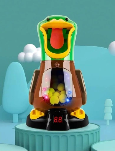 GŁODNA KACZKA STRZELANIE DO CELU 2 PISTOLETY I KULKI ZABAWKA GRA DLA DZIECI