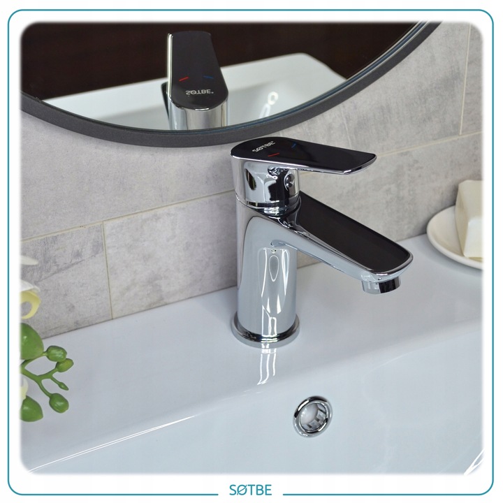 Kran do umywalki stojący bateria do łazienki umywalkowa oszczędna