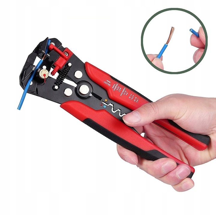 ŚCIĄGACZ IZOLACJI KABLI PRZEWODÓW ZACISKARKA AUTO