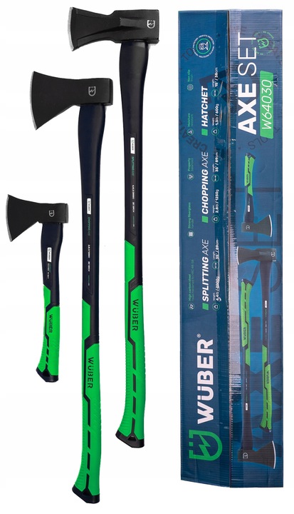 SIEKIERA ROZŁUPUJĄCA ZESTAW SIEKIER FIBERGLASS