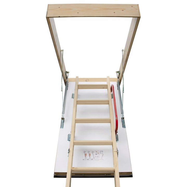 Schody Strychowe NORDIC 0,44W/m2K 86mm 120x70 Druga Uszczelka Wkręty