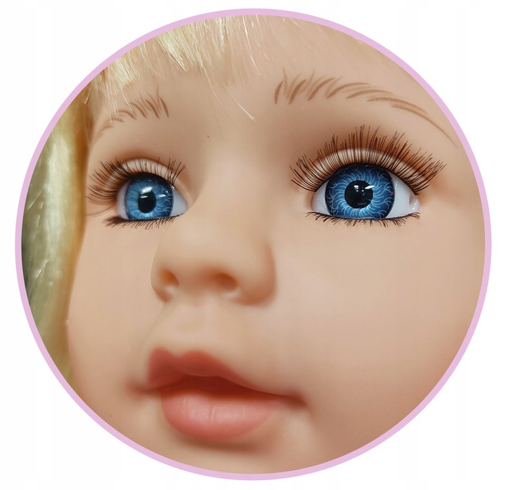 Lalka bobas jak żywa duża 56cm miękka interaktywna mówi śpiewa 2języki uczy