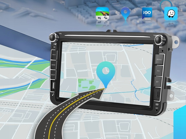 RADIO do VOLKSWAGEN SEAT SKODA VW PASSAT B6 B7 GOLF 5 V 6 WIFI ANDROID