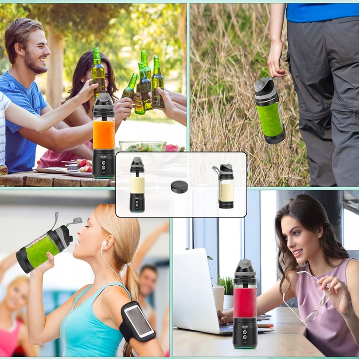 BLENDER PRZENOŚNY 350W 700ML Bezprzewodowy Kielichowy do Smoothie