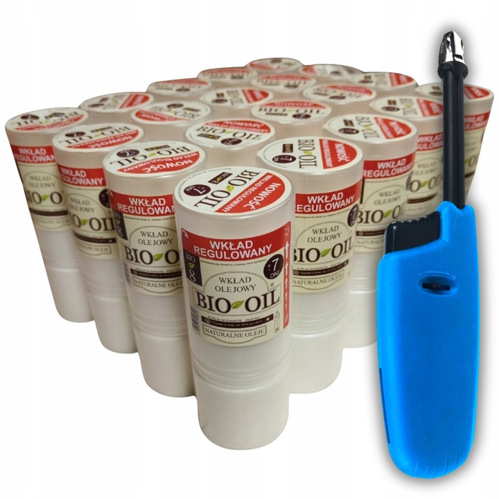 Wkłady Do Zniczy Olejowe 20szt znicze 170h 7Dni BIO 8