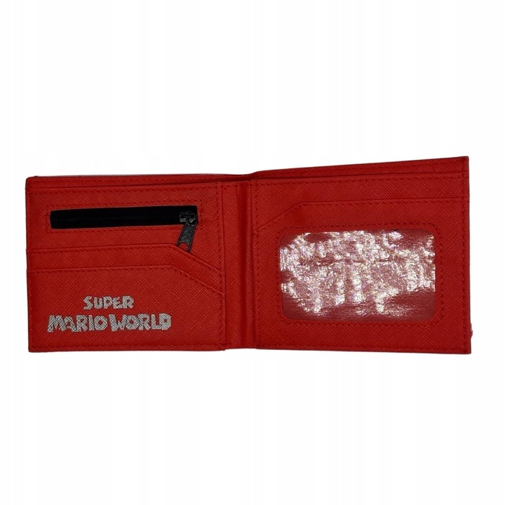 Portfel Dwuczęściowy Super Mario Gra Czerwony