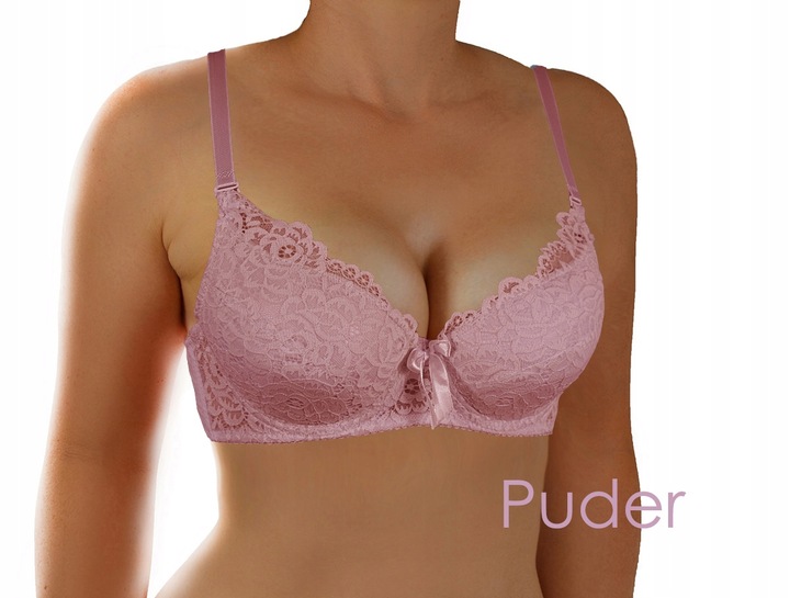 Koronkowa braletka Biustonosz MAX PUSH UP B 75 Kolory