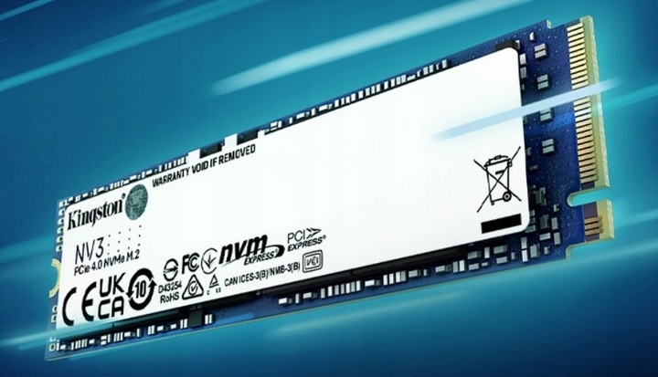 Dysk SSD KINGSTON NV3 1TB M.2 NVMe PCI-e 4.0 6000/4000 MB/s