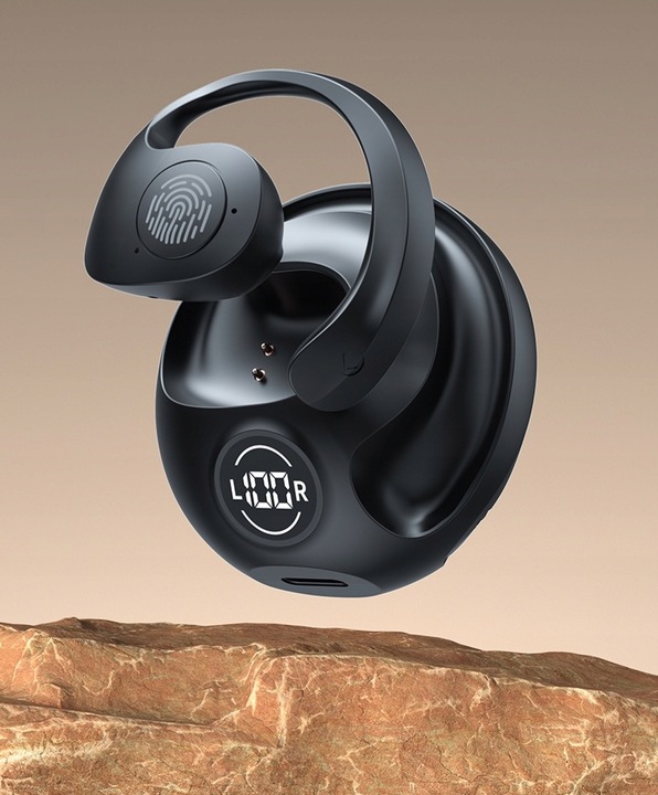 SŁUCHAWKI BEZPRZEWODOWE ZAUSZNE JR07 DO BIEGANIA i ROWER