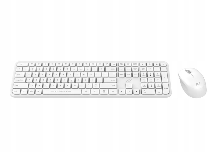 PEŁNOWYMIAROWA BEZPRZEWODOWA KLAWIATURA BLUETOOTH MEMBRANOWA BIAŁA