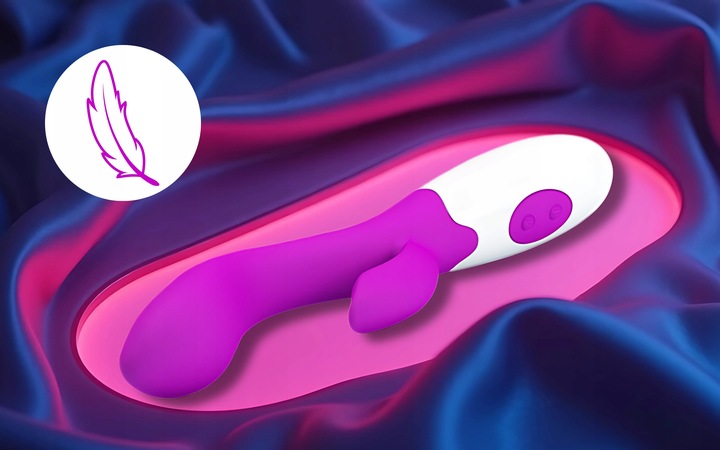 WIBRATOR DAMSKI SEKS MASAŻER ŁECHTACZKI 30 PROGRAMÓW + ŻEL LUBRYKANT