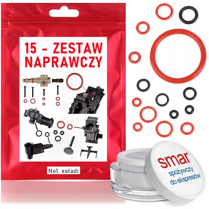 Duży Zestaw Uszczelek Saeco Philips Moltio Syntia LetteGo xSmall +