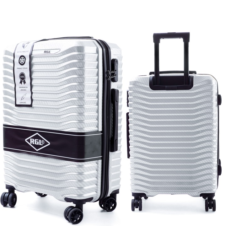 DUŻA XXL WALIZKA NA KÓŁKACH PC1 RGL TORBA PODRÓŻNA POLICARBON POLIWĘGLAN