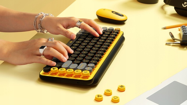 Mechaniczna klawiatura bezprzewodowa Logitech POP Keys US'Intl + CYRYLICA