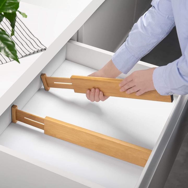 4x ORGANIZER DO SZUFLADY SZUFLAD PRZEGRÓDKA SEPARATOR PRZEGRODY