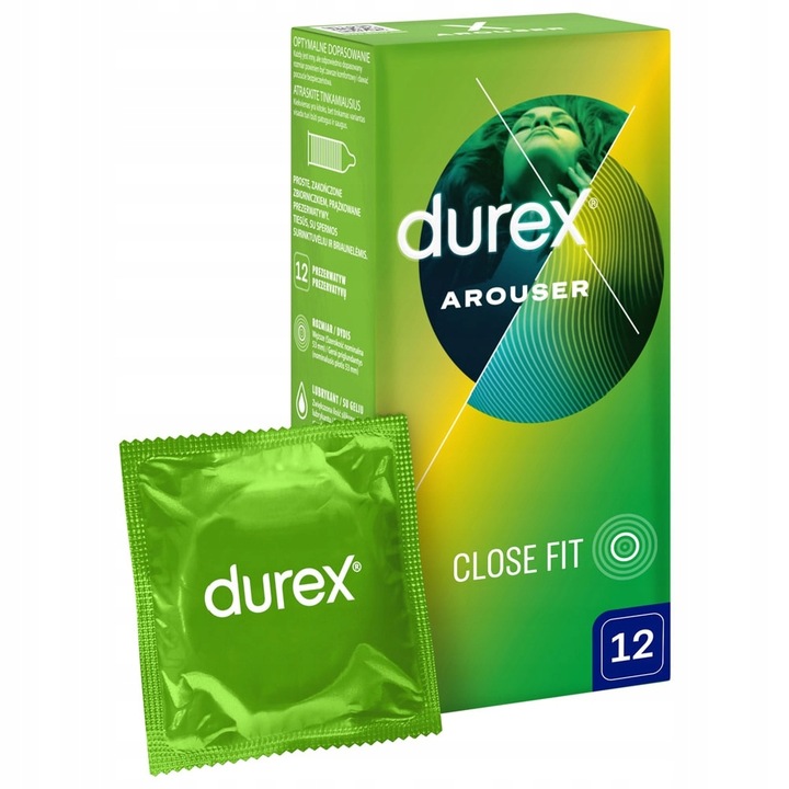 Prezerwatywy Durex Arouser potęgujące orgazm z prążkami 12 szt.