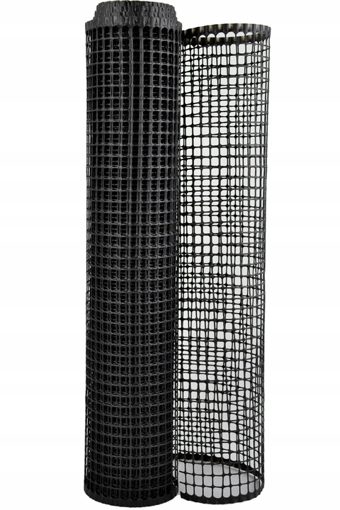 Nortene Siatka Plastikowa SQUARE oczko 10mm ANTRACYT 0,5x5m Ogrodowa