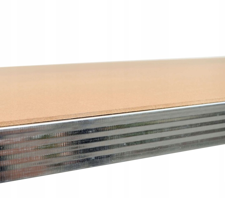 REGAŁ MAGAZYNOWY GARAŻOWY METALOWY WARSZTATOWY OCYNK 2W1 MDF 150cm