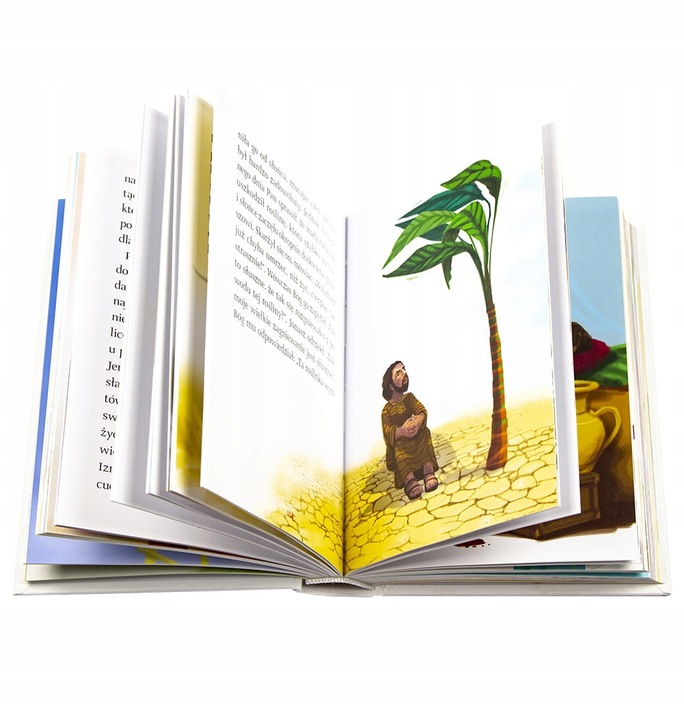 BIBLIA DLA DZIECI NA CHRZEST PAMIĄTKA CHRZTU PAMIĄTKA NA KOMUNIĘ Z GRAWEREM