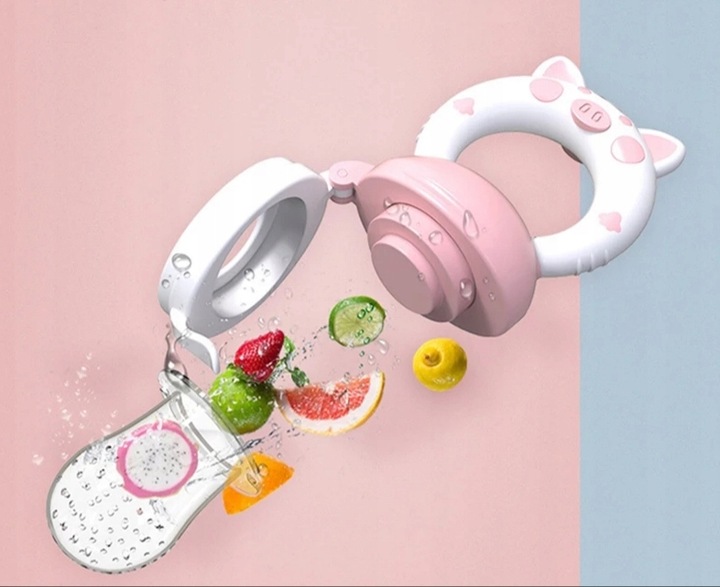 SMOCZEK GRYZAK do jedzenia owoców, pokarmu ZESTAW