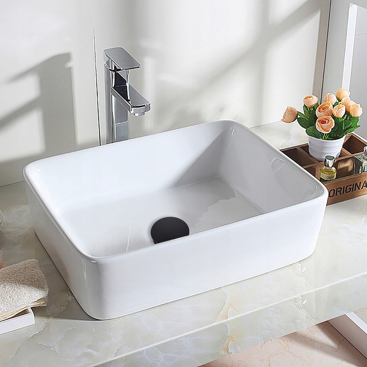 ZESTAW: KOREK KLIK-KLAK BEZ PRZELEWU CZARNY + SYFON UMYWALKOWY DO UMYWALKI