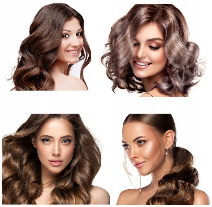 ZESTAW WAŁKI DO WŁOSÓW NA RZEPY DUŻO WAŁKÓW - 34 ELEMENTY