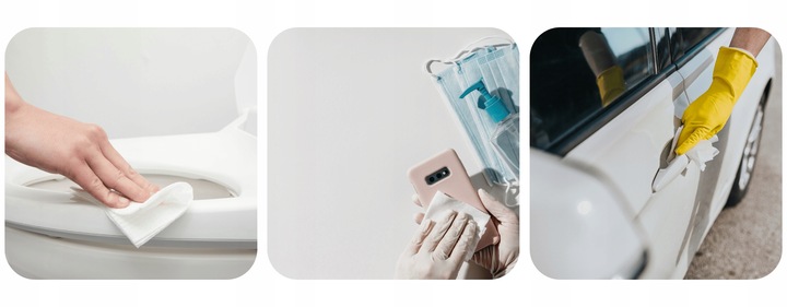 CHUSTECZKI DO DEZYNFEKCJI POWIERZCHNI MIKROZID 100SZT 20x20CM dezynfekcja