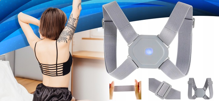 INTELIGENTNY KOREKTOR WAD POSTAWY PROSTE PLECY ZDROWY KRĘGOSŁUP SZELKI