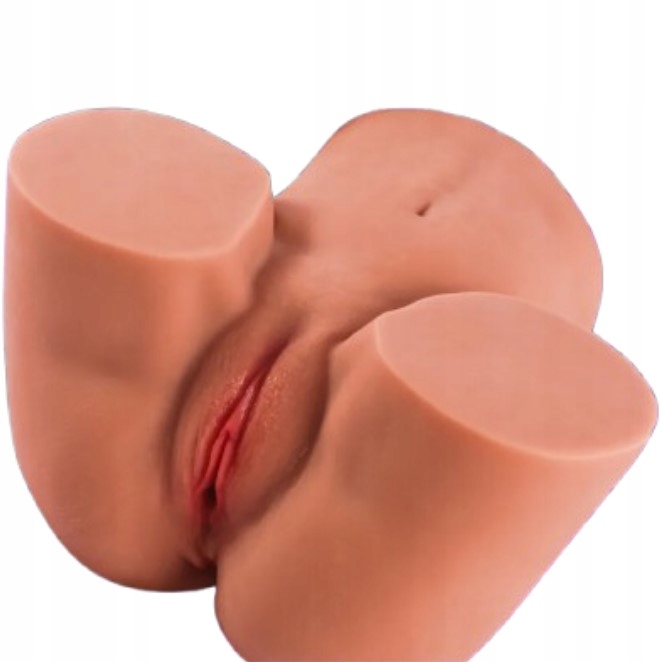 Duża Sztuczna Pochwa Masturbator Męski Wagina Anus Realistyczny Tyłek 2,4
