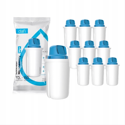 10szt. WKŁAD FILTR DAFI CLASSIC MAGNEZ MG+