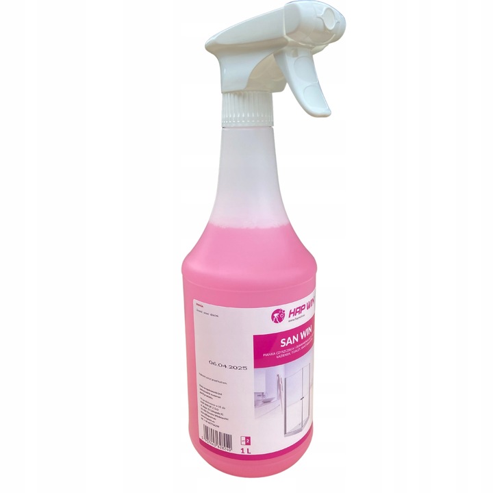 Środek Pianka do Sanitariatów Łazienek KABIN PRYSZNICÓW 1L HAP WIN GRATISY