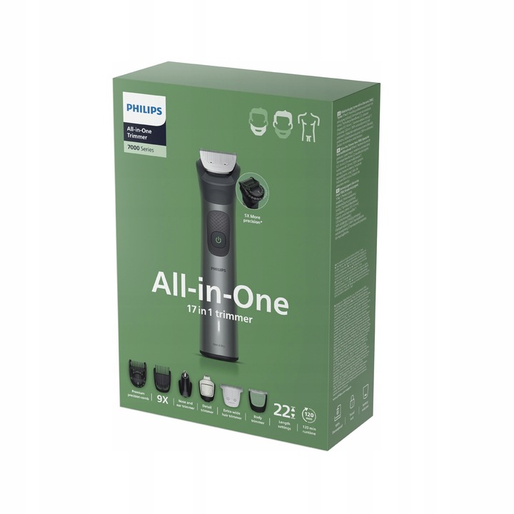 Trymer do włosów Golarka All-in-one seria 7000 Multigroom Philips