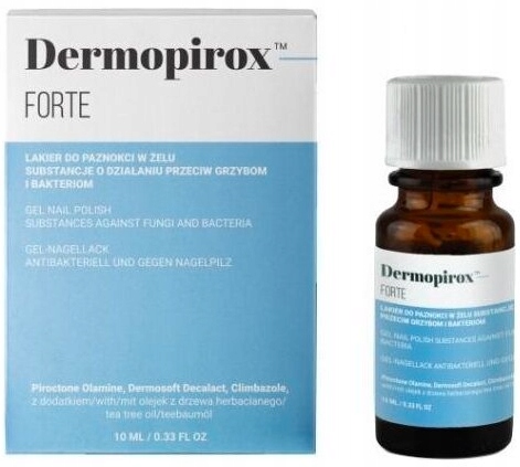 DERMOPIROX FORTE lakier do paznokci w żelu grzybica 10 ml