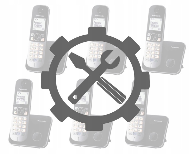 PANASONIC KX TGK 210 TELEFON DECT 4 SŁUCHAWKI