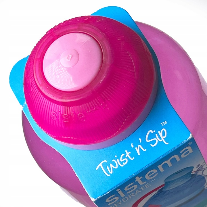 BIDON NA WODĘ BUTELKA SISTEMA HELIX 600ml DO SZKOŁY PRZEDSZKOLA NA ROWER