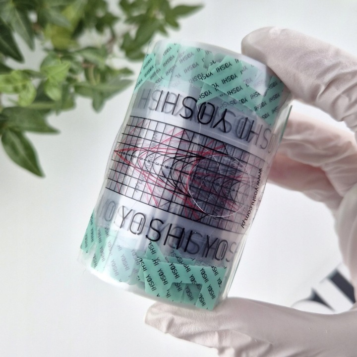 Yoshi Szablon Do Przedłużania Paznokci plastikowe formy Transparentne