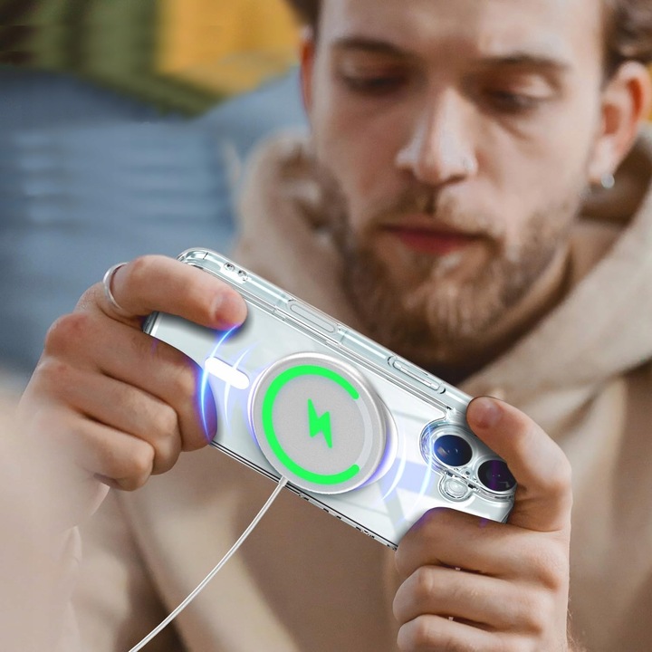 Etui PRZEZROCZYSTE do iPHONE 16 do MagSafe Clear Case + 2 SZTUKI SZKŁO 9H